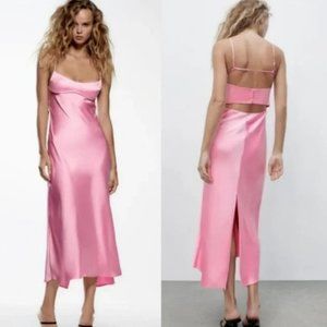 Viral Zara Pink Dress NWT